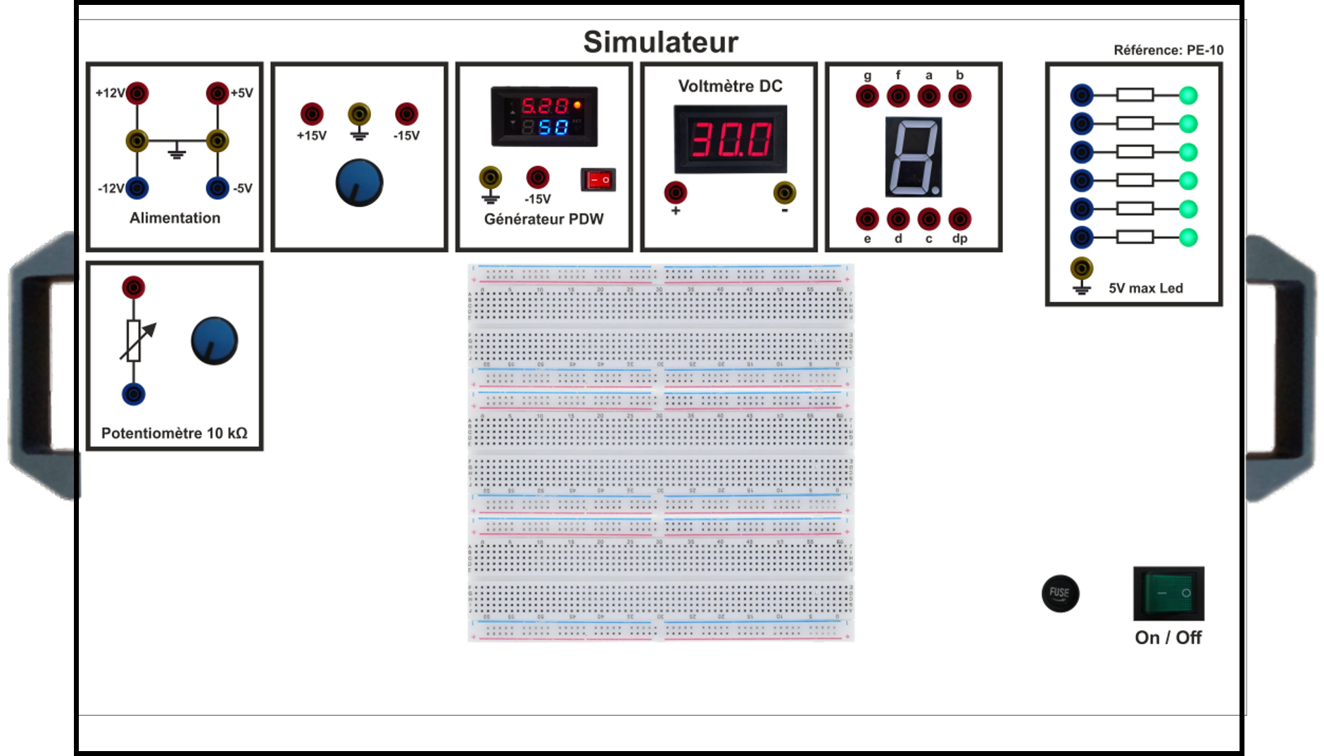 Simulateur d'électronique